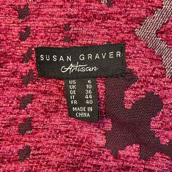 Susan Graver Artisan Embellished Tapestry Jacket - Picture 7 of 8